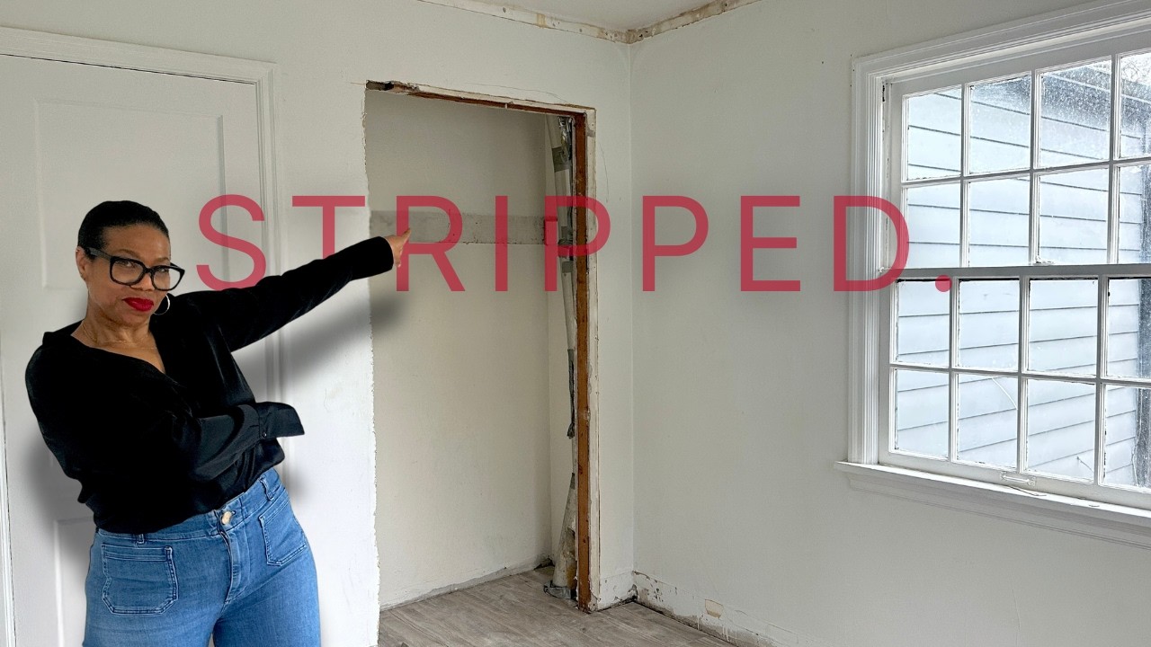 Bedroom Reno Week 3: STRIPPED.