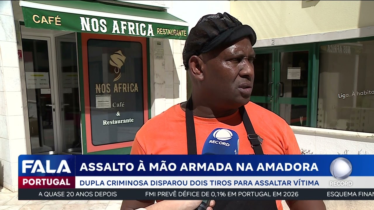 Assalto &agrave; m&atilde;o armada na Amadora