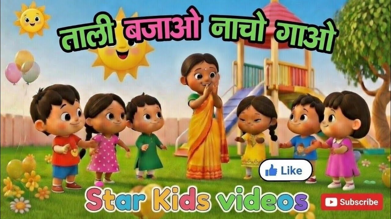 Aao Baccho Nache Gaaye Compilation | बच्चो के साथ डांस करो!🌟 Hindi Rhymes Non-Stop | Star Kids Video