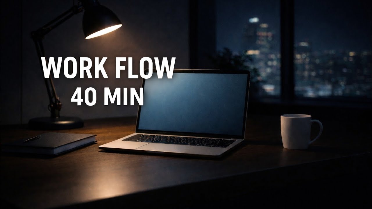 40 Minute Focus Music for Work & Productivity | Deep Concentration Session