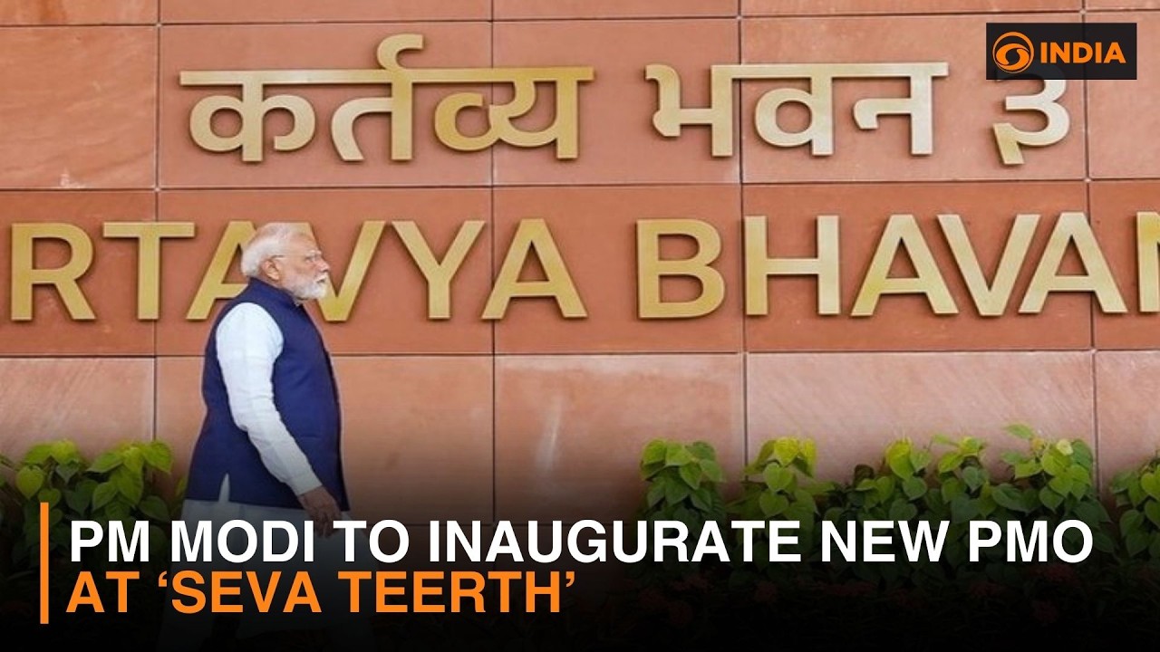 PM Modi to inaugurate new PMO at 'Seva Teerth' & more updates | DD India Live
