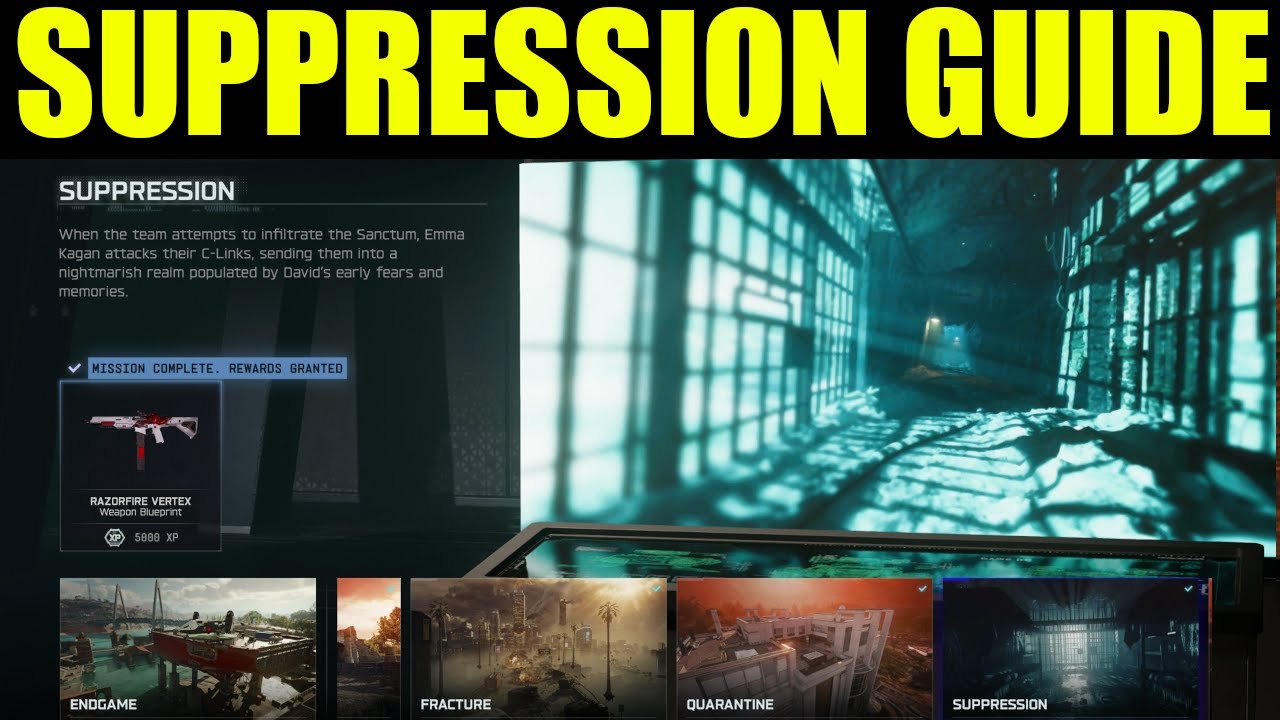 Black ops 7 - suppression full mission walkthrough | prevent davids core memory from disappearing