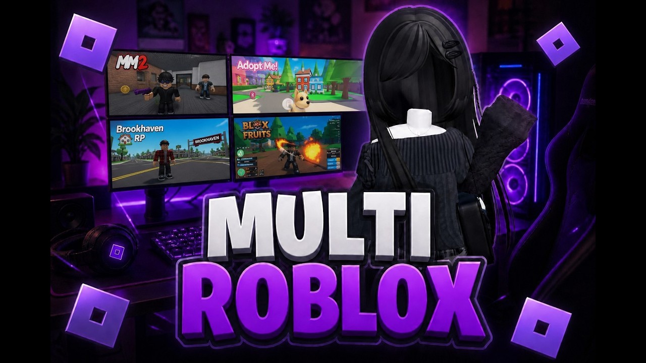 [ UPDATED ]How To Run Multiple Roblox Accounts At Once | MULTI ROBLOX | Roblox Account Manager