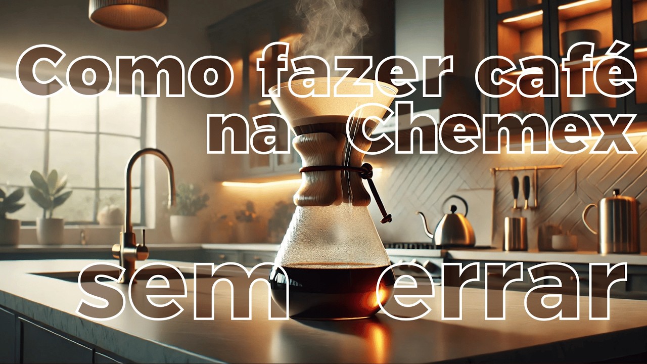 Como fazer café na Chemex: Dicas para não errar na extração.