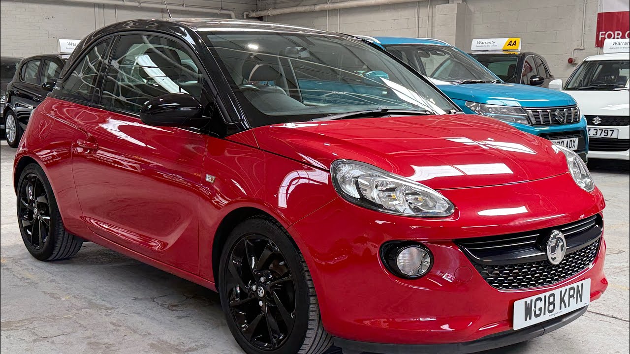Vauxhall Adam 2018 black pack low miles 