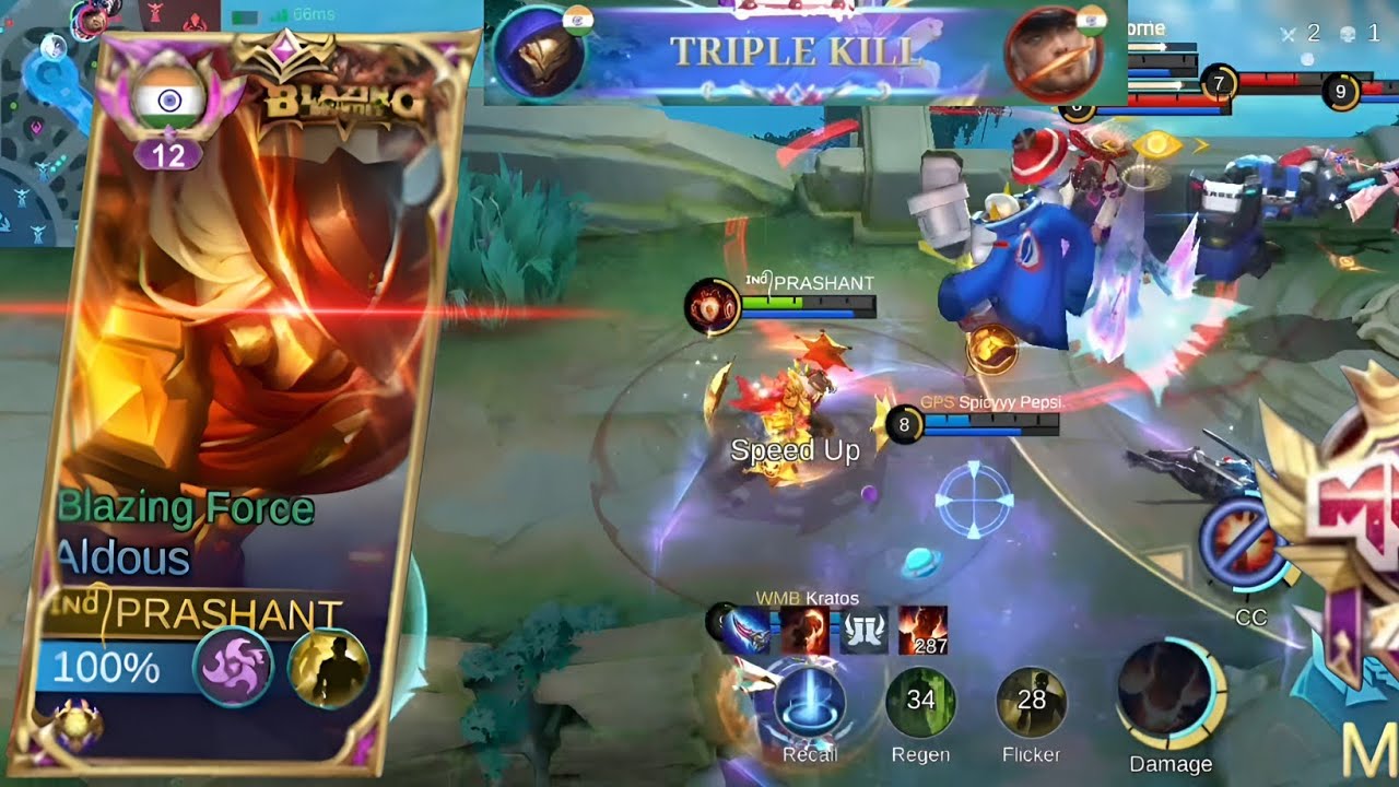 ALDOUS 1 HIT BUILD GAMEPLAY | MOBILE LEGENDS BANG BANG 