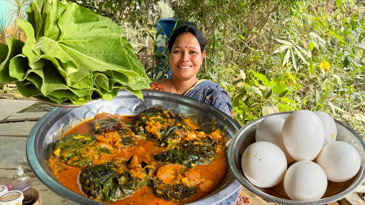 লাউ পাতায় মোড়া দারুন স্বাদের ডিম পাতুরি | Unique Village Style Egg Recipe