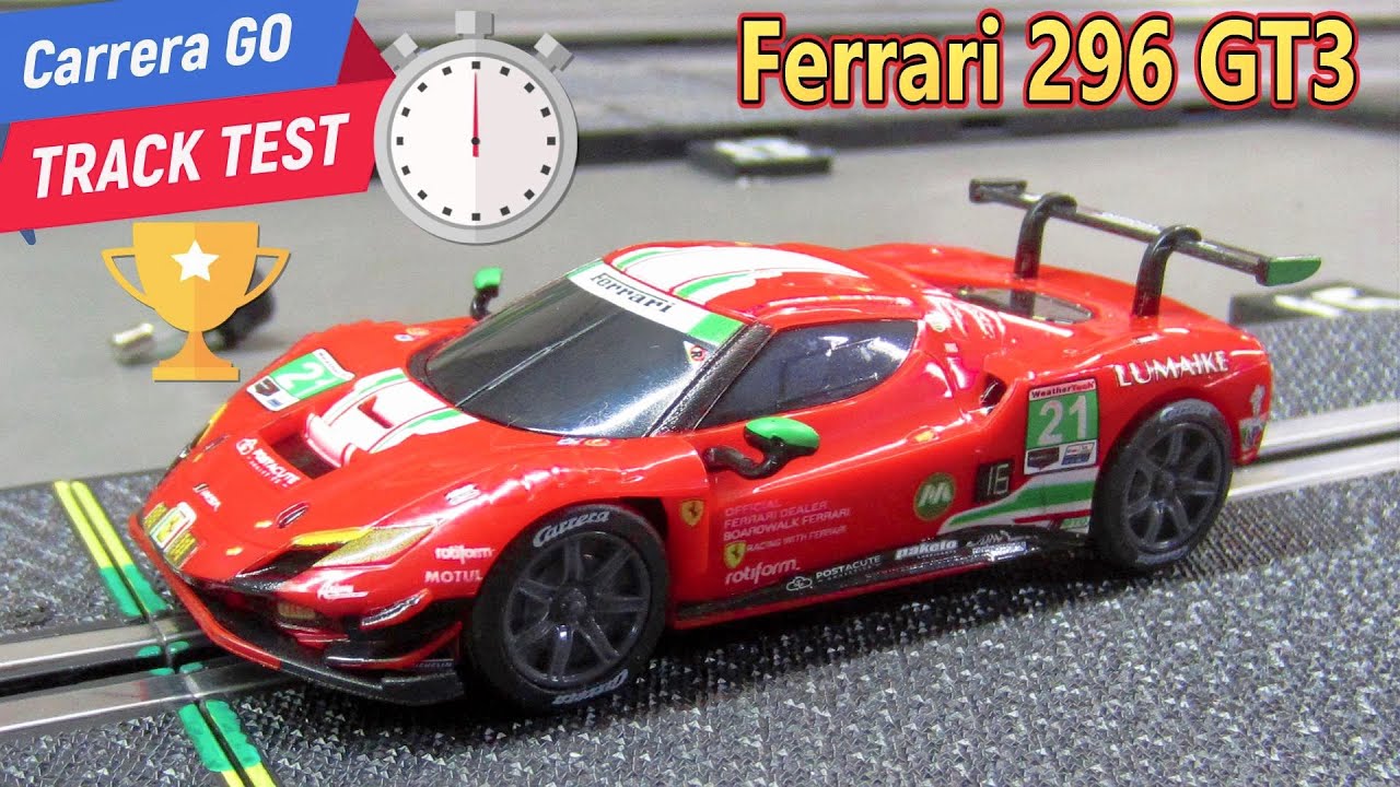 Carrera GO Ferrari 296 GT3 Slot Car TRACK TESTED!