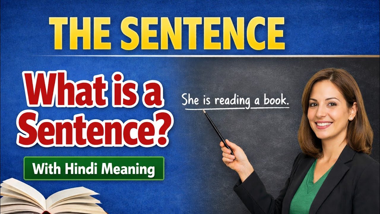 The Sentence for Beginners | English Grammar with Hindi Explanation
