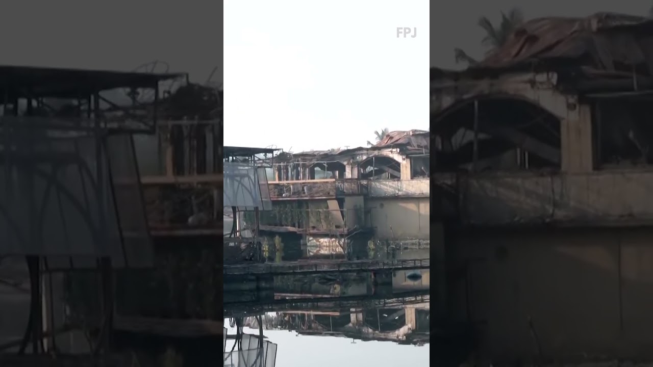 Goa Nightclub Fire: Latest Visuals From Birch Restaurant Blaze in Arpora