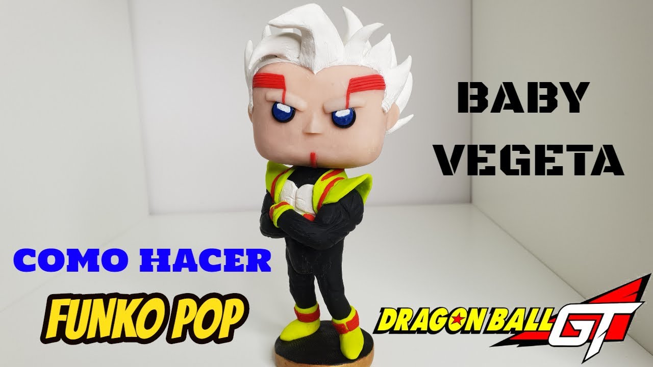 Como hacer Funko pop de BABY VEGETA con masa sculpey3 [ Palstilina | Porcelana fria | Clay ]