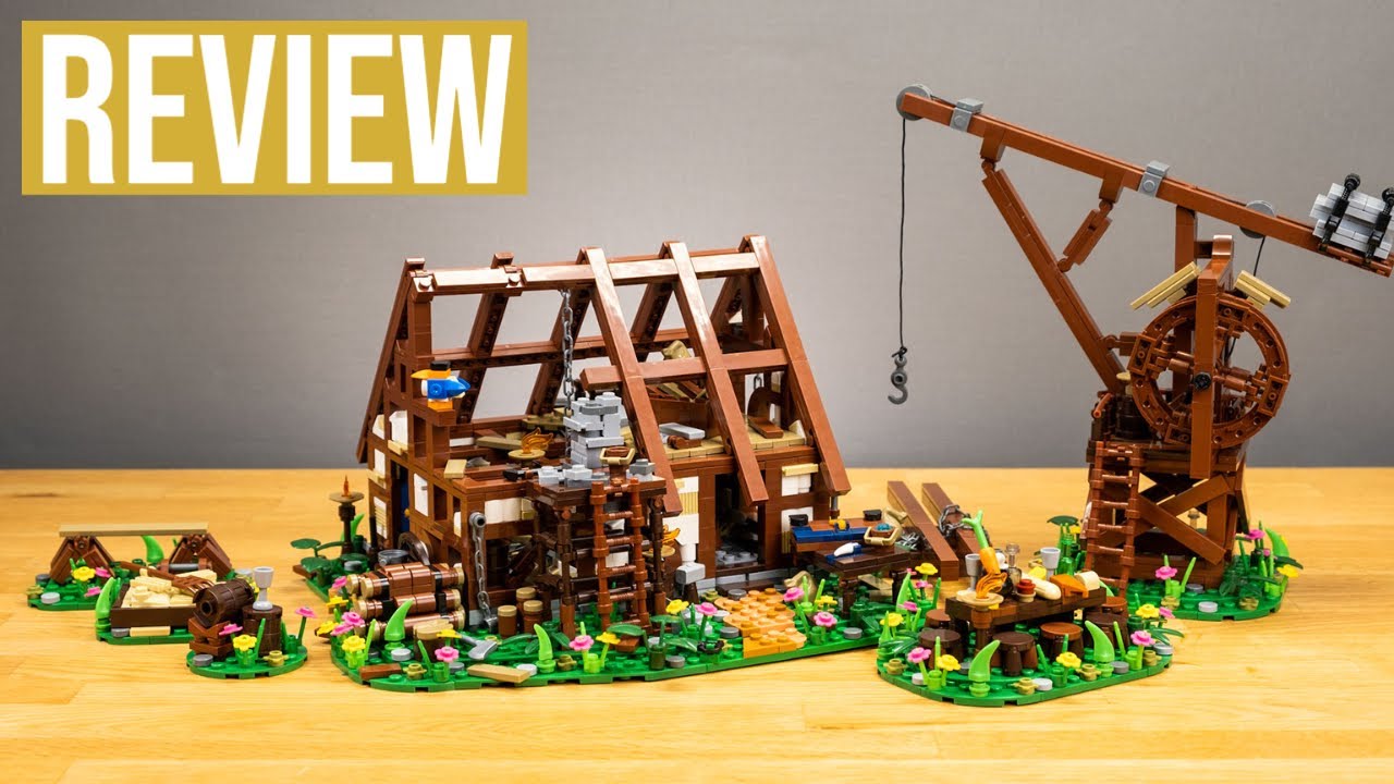 BlueBrixx Mittelalterliche Baustelle REVIEW | Set 104727