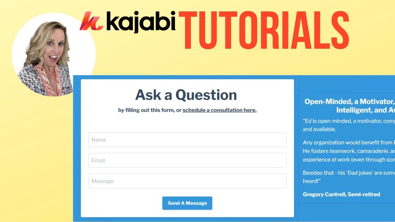 How to Create a Contact Form in Kajabi (Step-by-Step Tutorial)