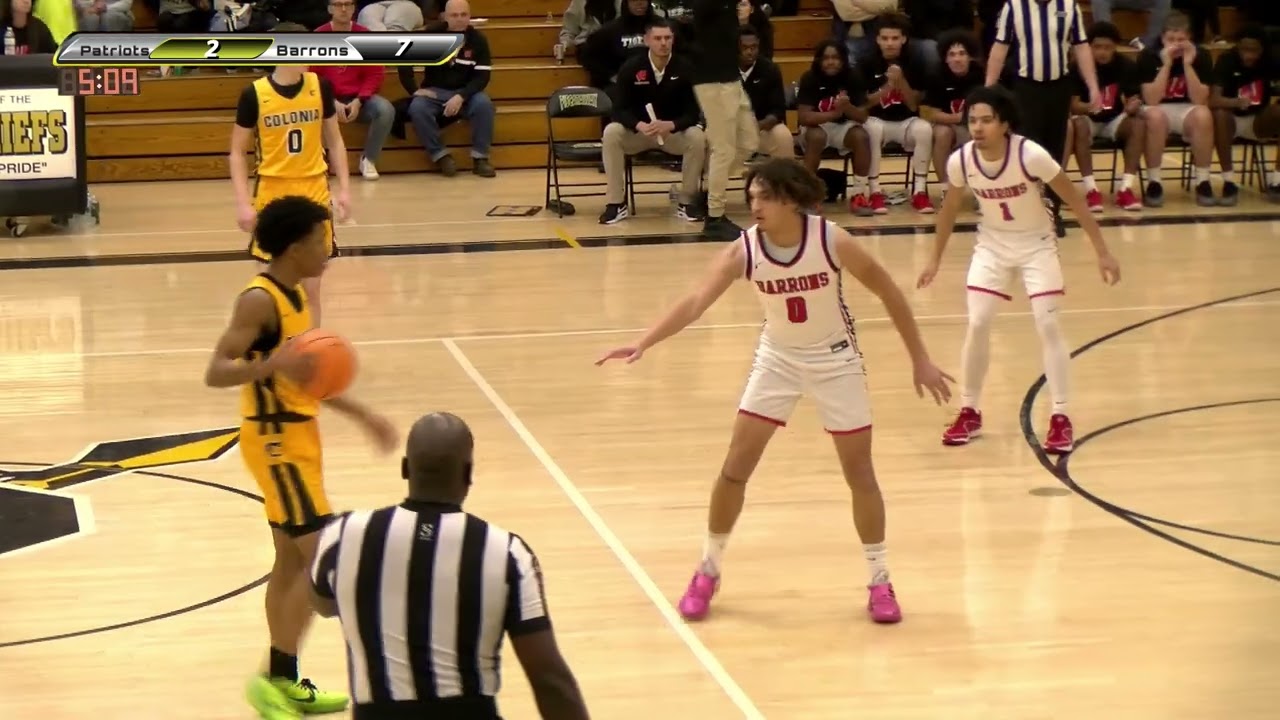 GMC Basketball Quarter Finals Colonia vs Woodbridge 250215