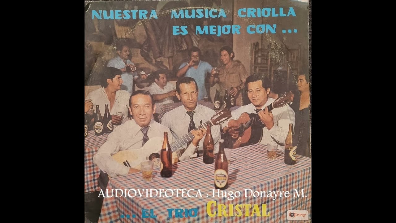TRIO CRISTAL, interpreta, GRACIA Y DONAIRE, Polca Peruana de PEDRO ESPINEL TORRES
