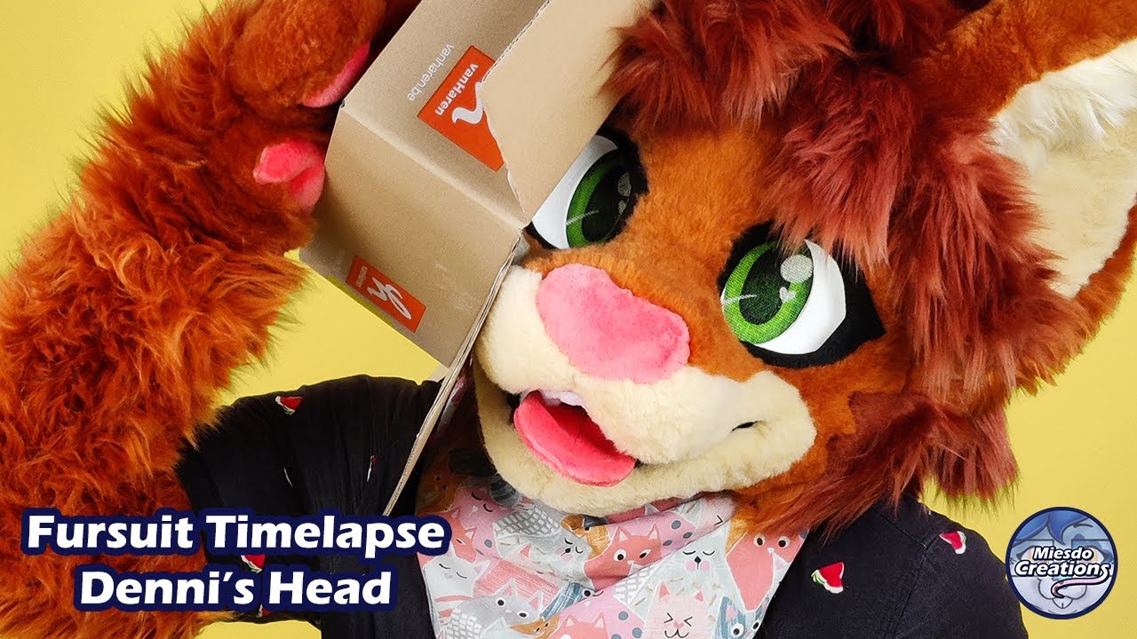 Miesdocreations Fursuit Timelapse - Head Denni