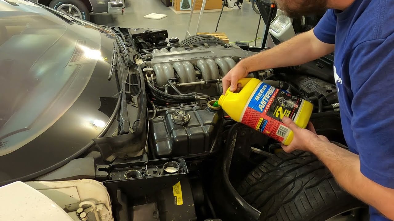 C4 Corvette ZR-1 Coolant/Antifreeze change on the 1991 Chevrolet Corvette LT5 5.7 V8 ZR1!