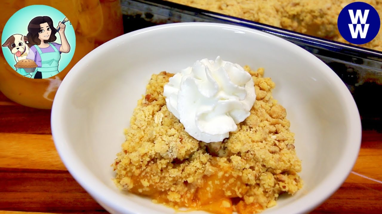 Spiced Peach Crisp 