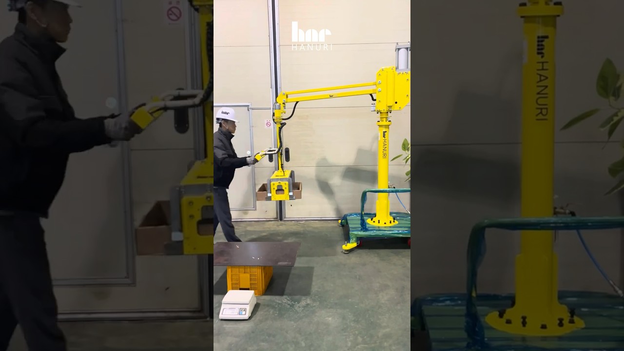 Manipulator for transporting 50kg items #manipulator #airlift #에어바란스