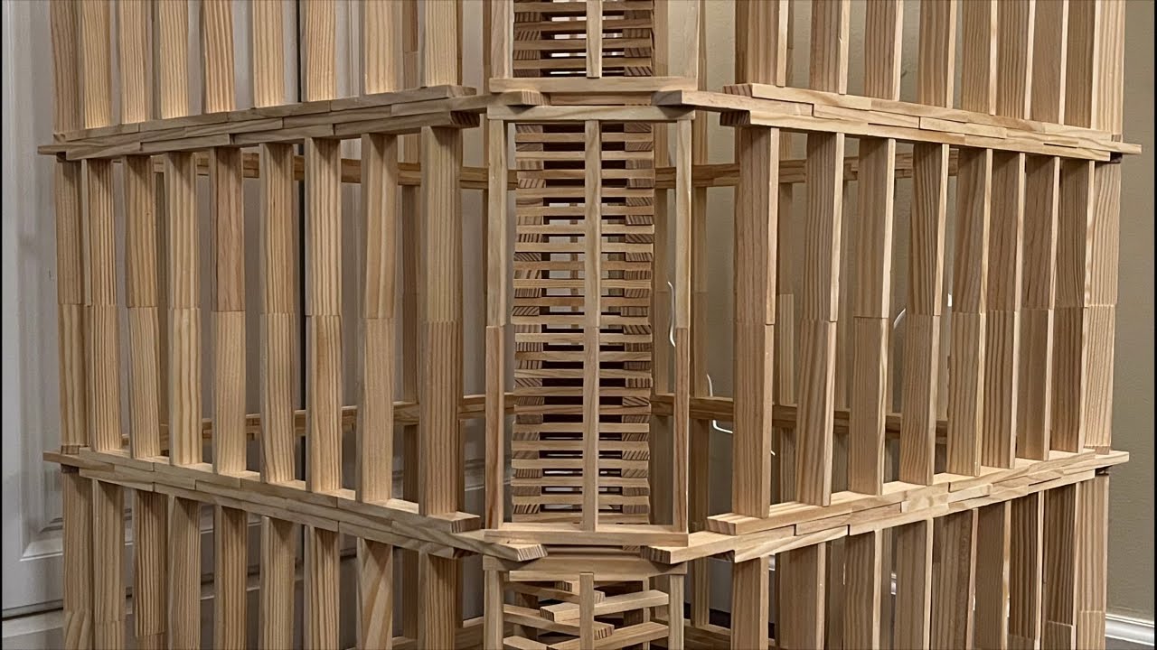 Building with KAPLA planks LIVE! 25,000 Kapla plank Mega Build