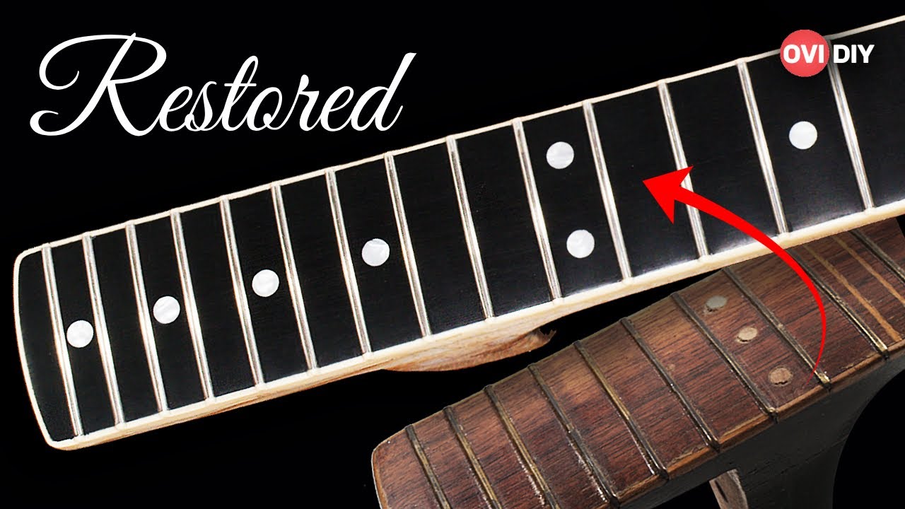 Guitar Restoration - Pt. 3: Making a New Fretboard