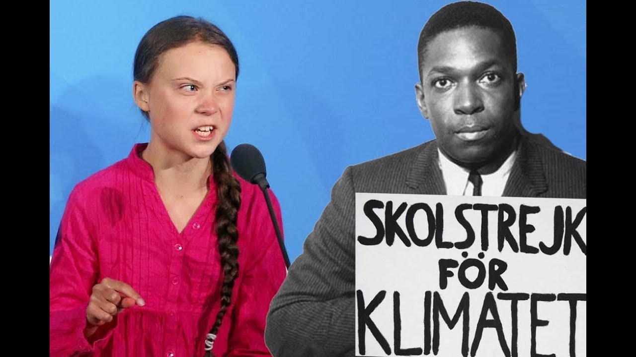 Greta Thunberg But It's Giant Steps