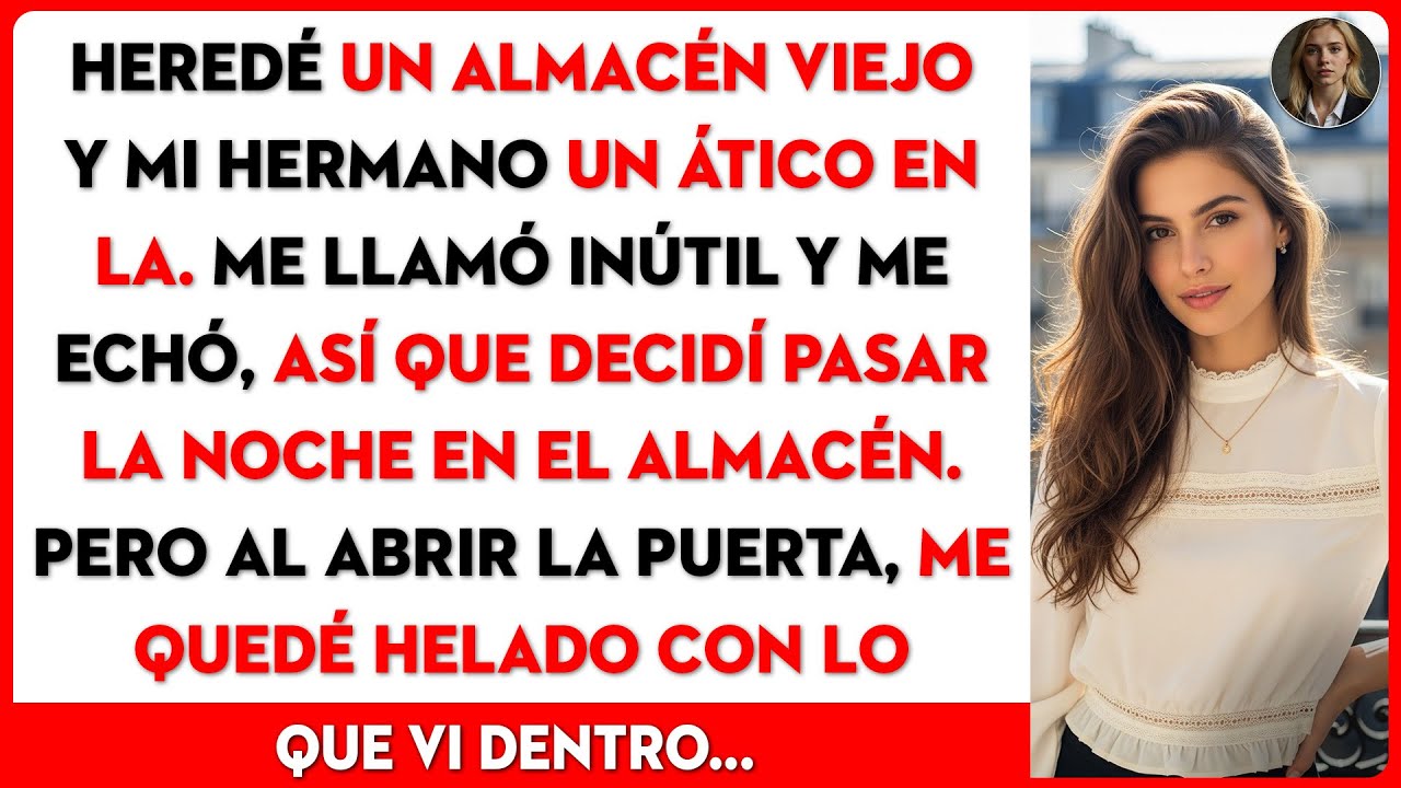 Heredé un viejo y destartalado almacén de mis padres, pero cuando entré...