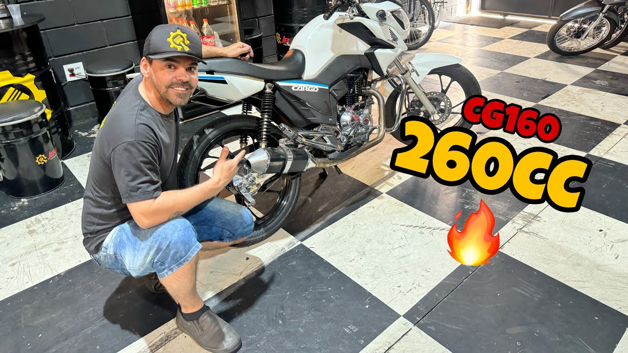 DETALHES DESSE PROJETO 260CC COMPLETO CG160 GASOLINA 🔥🔥🚀