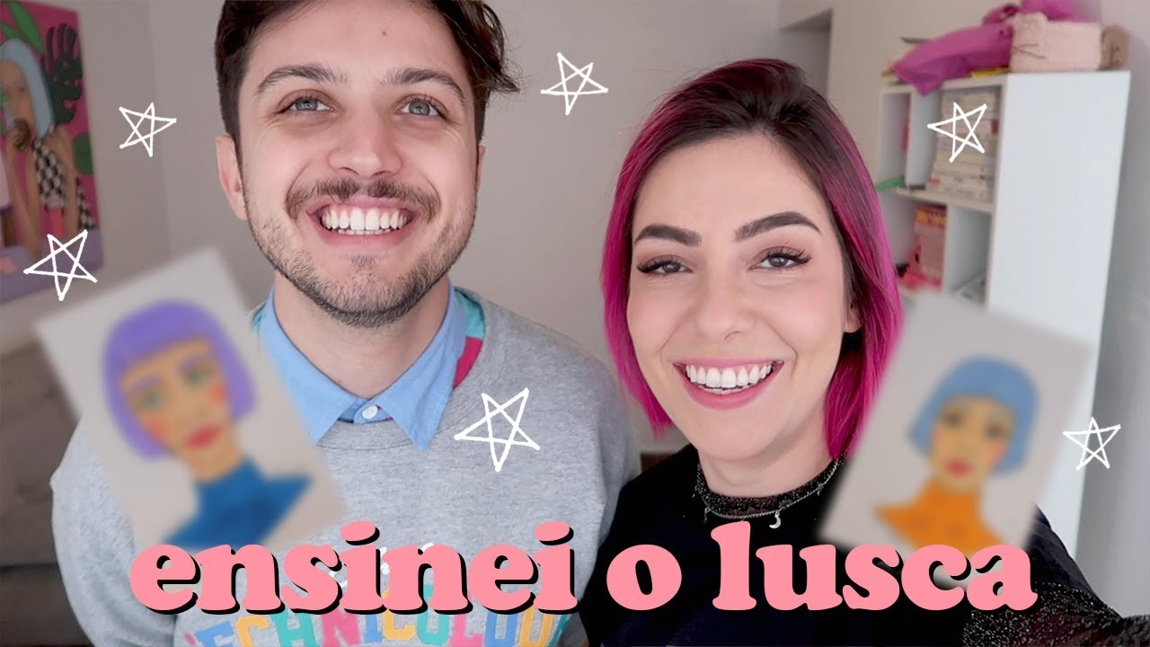Ensinando meu namorado a DESENHAR (socorro)