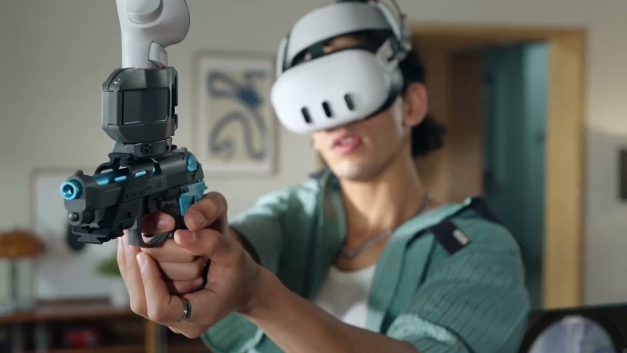 M9 VR Smart Pistol – Real Recoil, Real Reload, Built for SteamVR | WONDERFITTER
