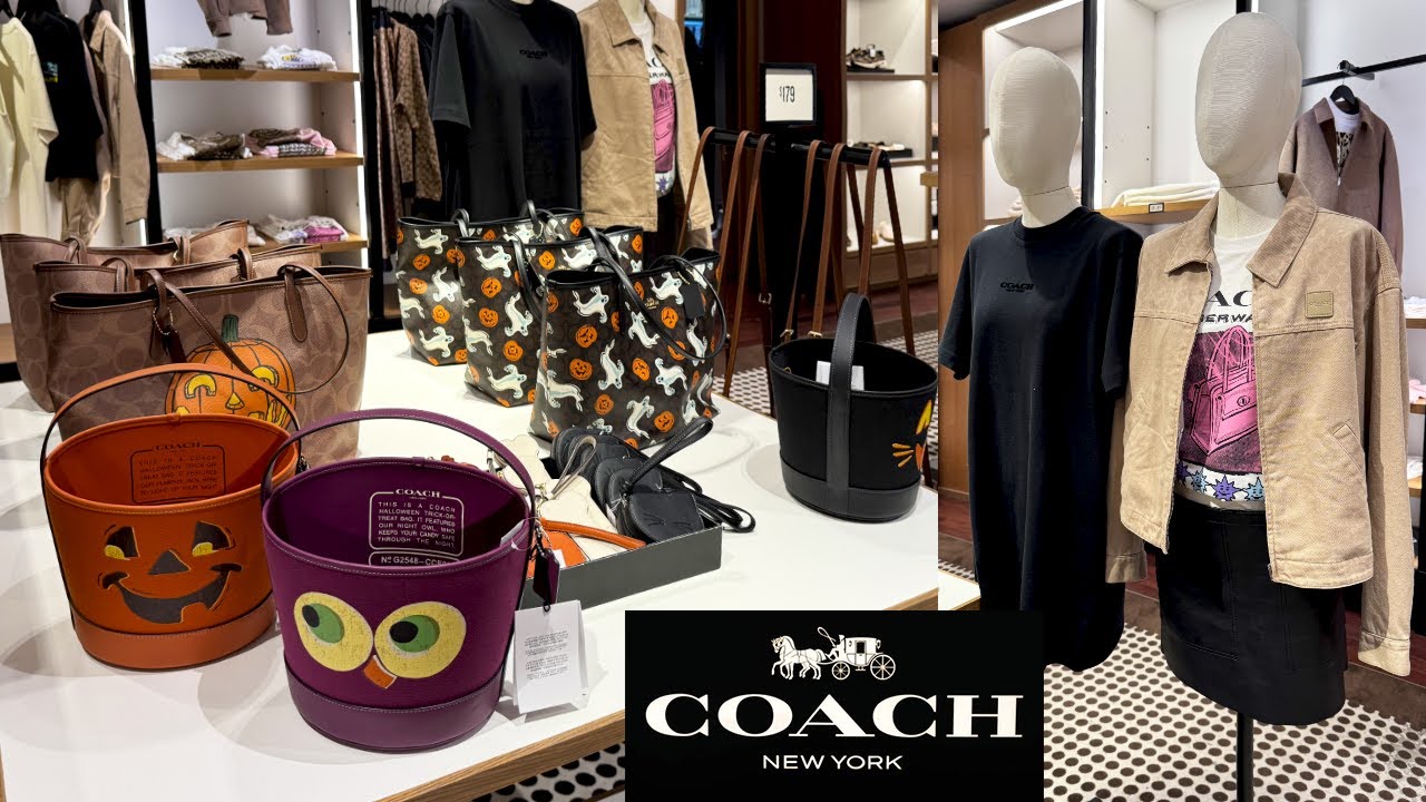 🍁 COACH NEW OUTLET FALL 2025 ARRIVALS 🧡 BAGS, WALLETS & CLOTHING 🔥 HALLOWEEN HOT DEALS