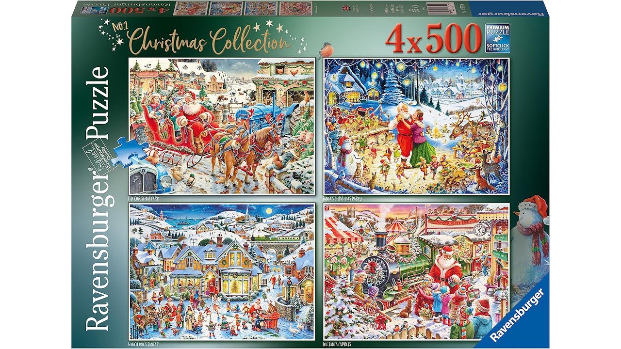 Christmas Collection no. 2 - Part 4 (Ravensburger 17557) #christmas #puzzle