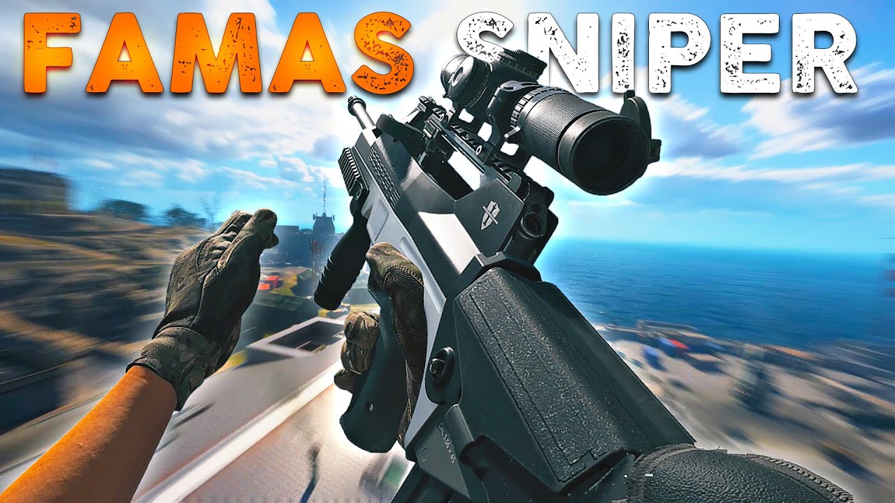 Sniping with The MW FR 5.56 - Rebirth Island