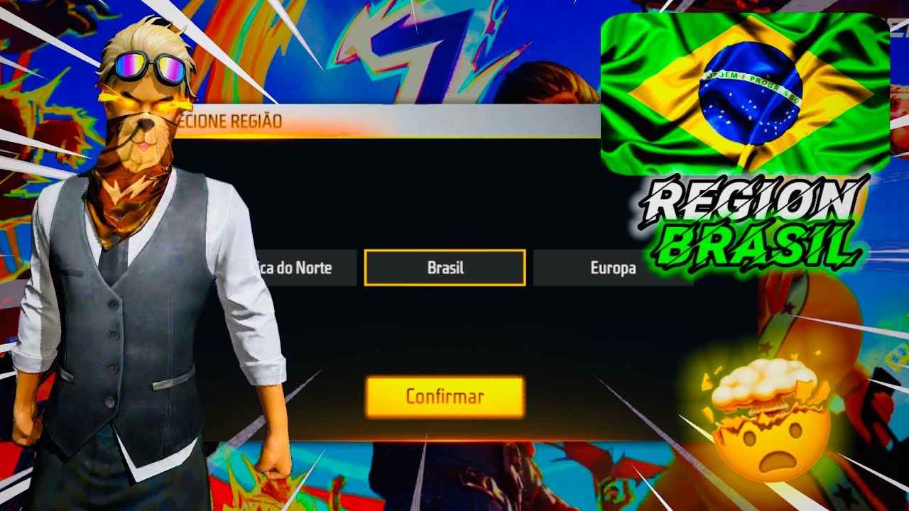 COMO CAMBIAR DE REGION EN FREE FIRE? * 2024 * BRASIL Y CUALQUIER OTRA REGION! - FREEFIREE