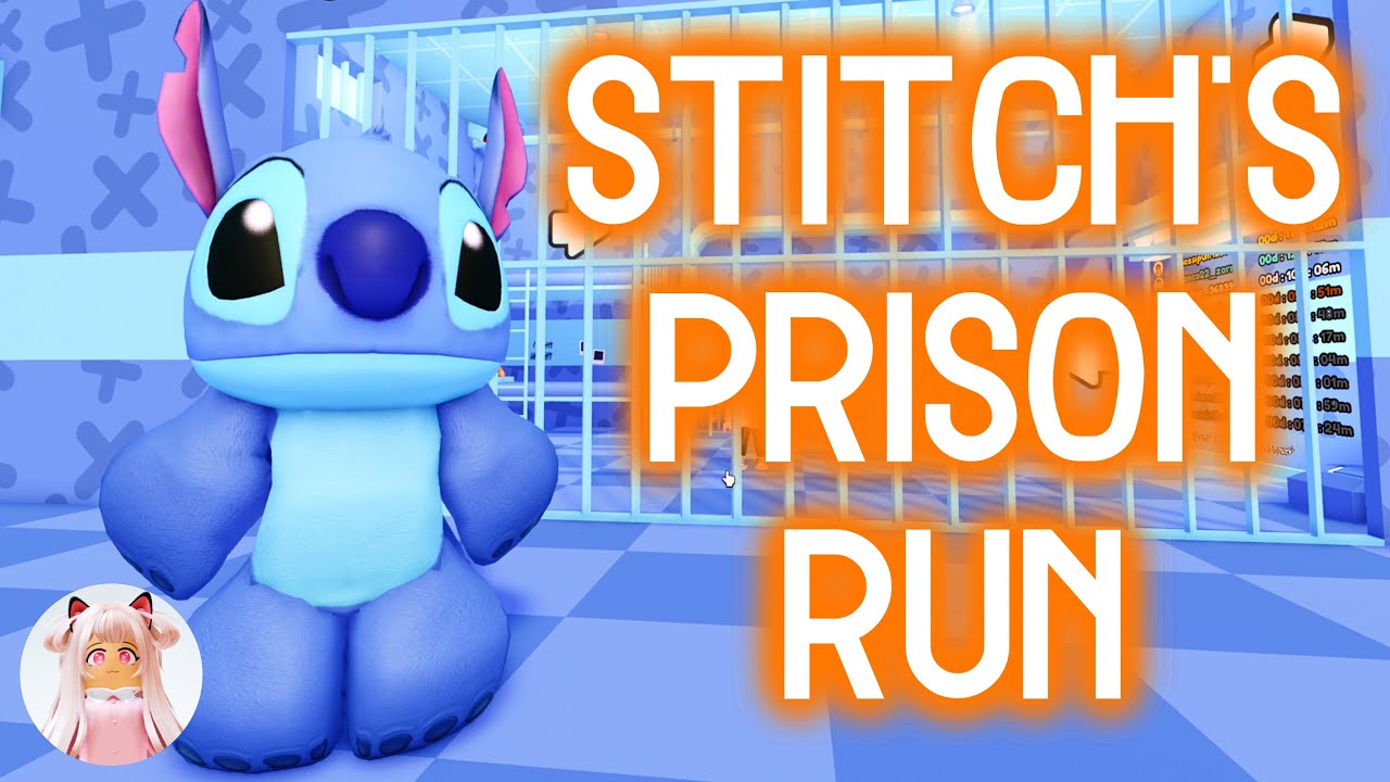 STITCH'S PRISON RUN! (Obby) | Roblox Obby Gameplay Full Walkthrough No death 4K