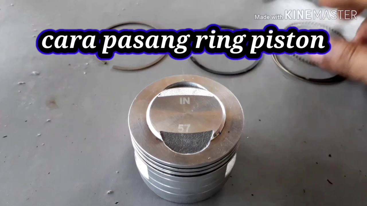 Cara pasang Ring piston