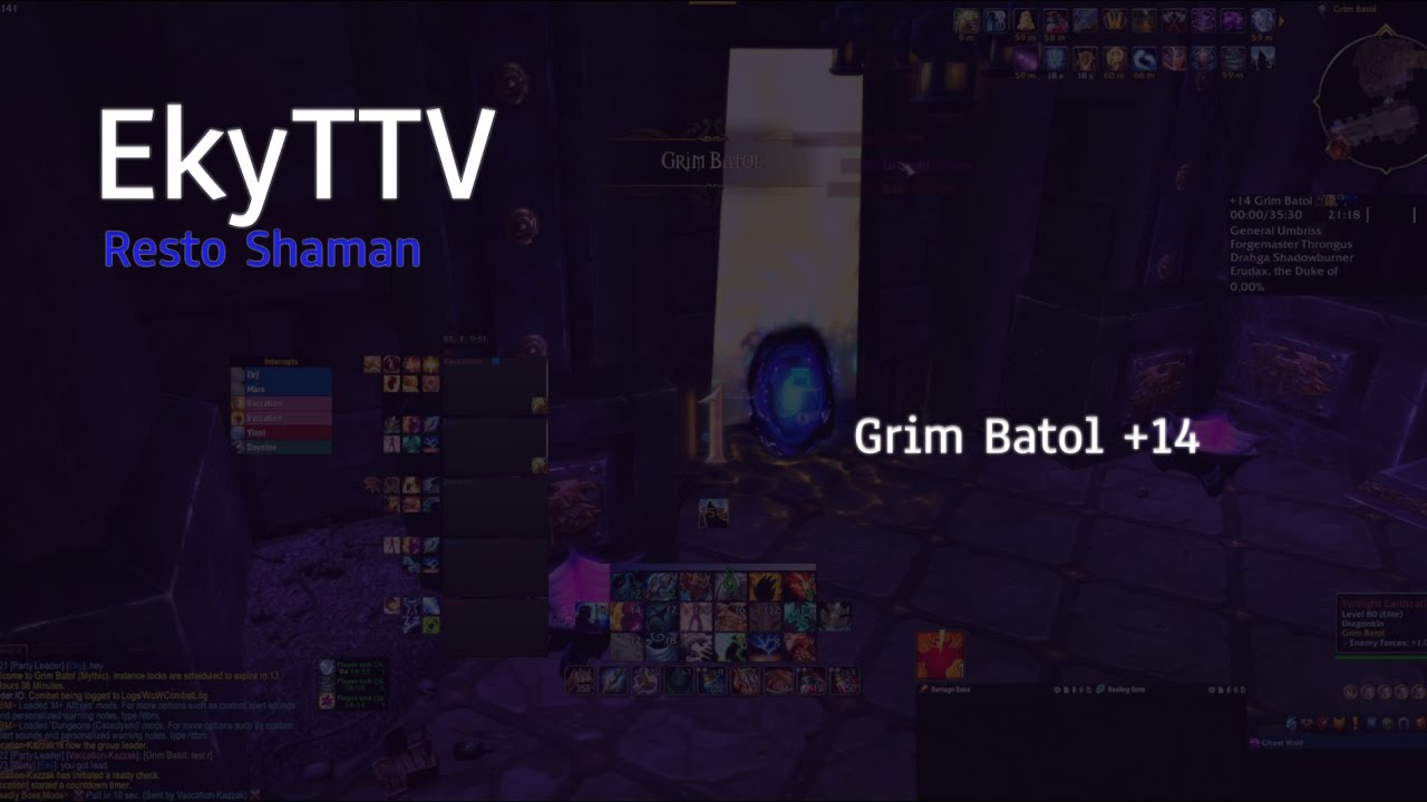+14 Grim Batol | Totemic Resto Shaman | TWW S1 M+