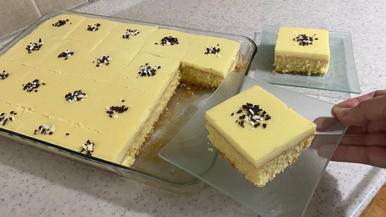 Torte e Thjeshtë dhe e Leht me Puding dhe Çokolladë që do ju Kënaqë me Shije 👌🥰
