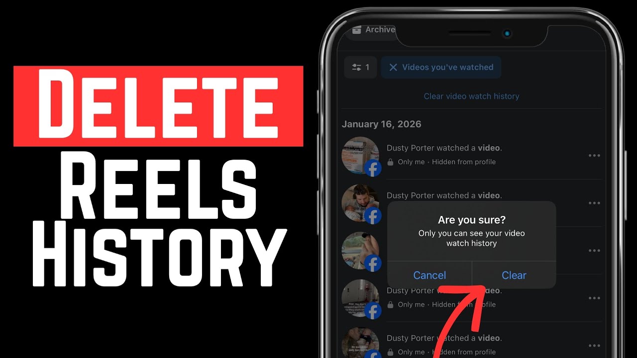 How To Delete Reels History On Facebook - Full Guide