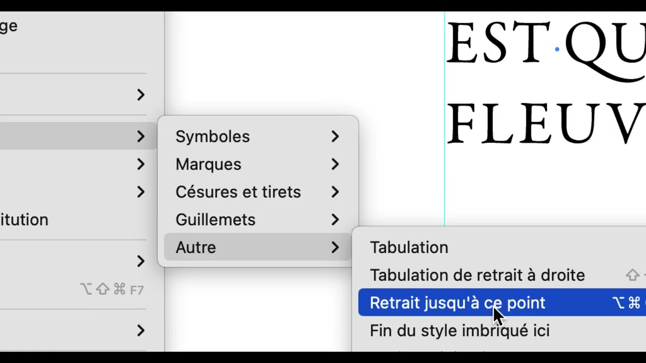 ID   ASTUCE INDESIGN 2025   Balise Retrait jusqu'à ce point… Une marge sur une partie de paragraphe