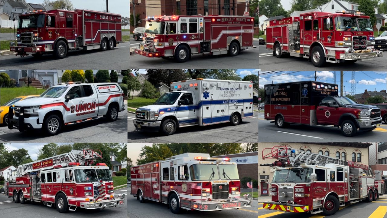 Firetrucks and Ambulances responding, Spring of 2025 Response Video Compilation - Part 9