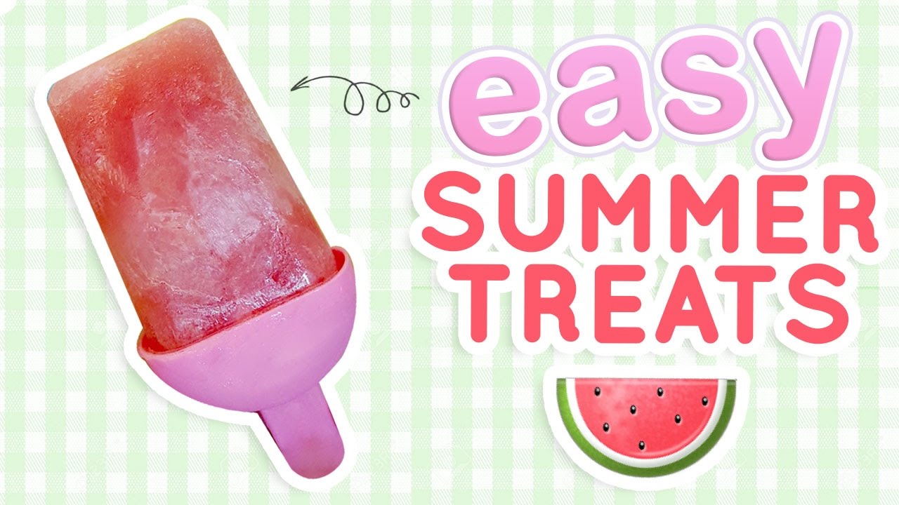 3 Ingredients Watermelon Popsicles - Summer Treats