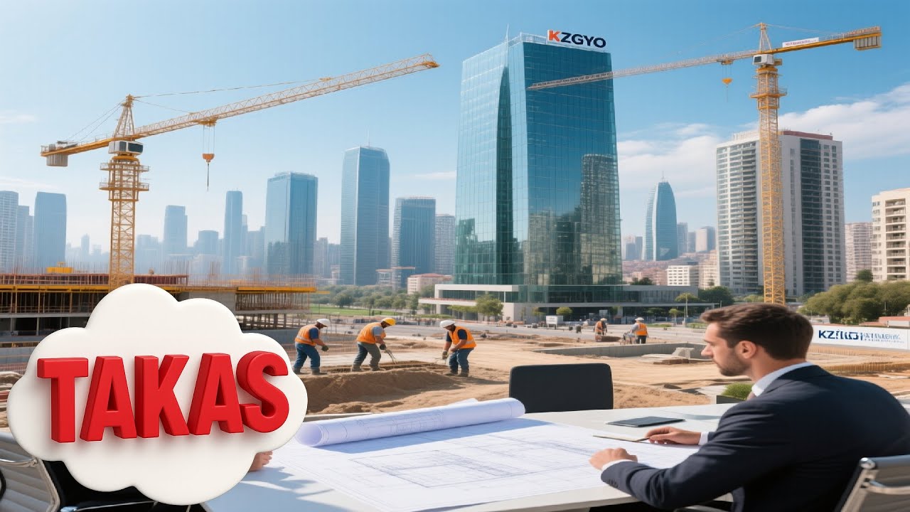 KZGYO - Kuzugrup GYO hissesinin 2025 Sonu takas animasyonu