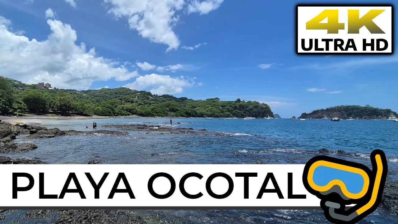 [4K] Walking Tour PLAYA OCOTAL, Costa Rica ☀️ TOP Snorkeling Beach #costarica #tourism