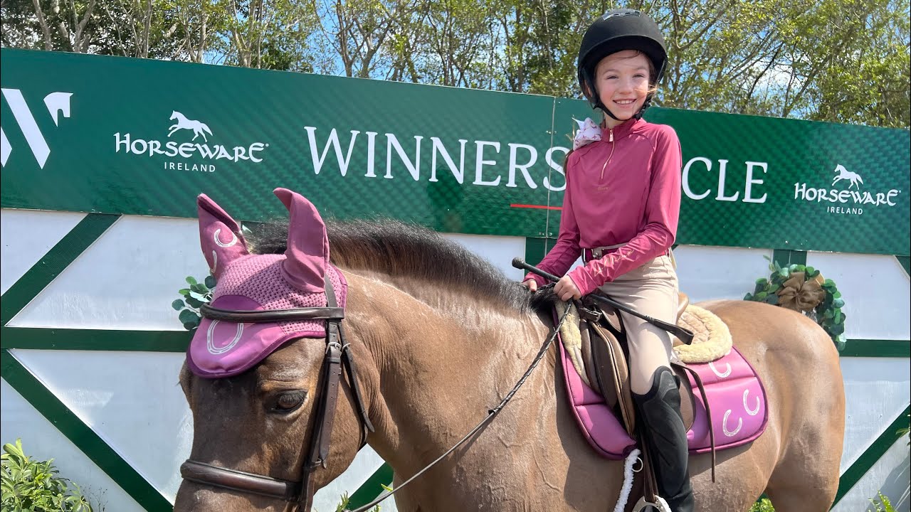 Walking, Trotting & Jumping with Gus 🐴❄️ | Winter Equestrian Festival Fun
