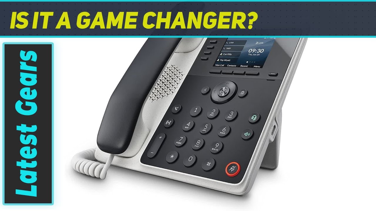 Plantronics Poly Edge E220 IP Desk Phone - The Best Desk Phone for Common Areas