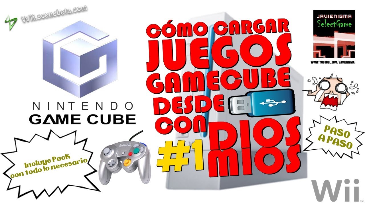Piratear Wii | Tutorial Cómo Cargar Juegos Gamecube desde USB con Diosmios # 1 | HD720p en Español