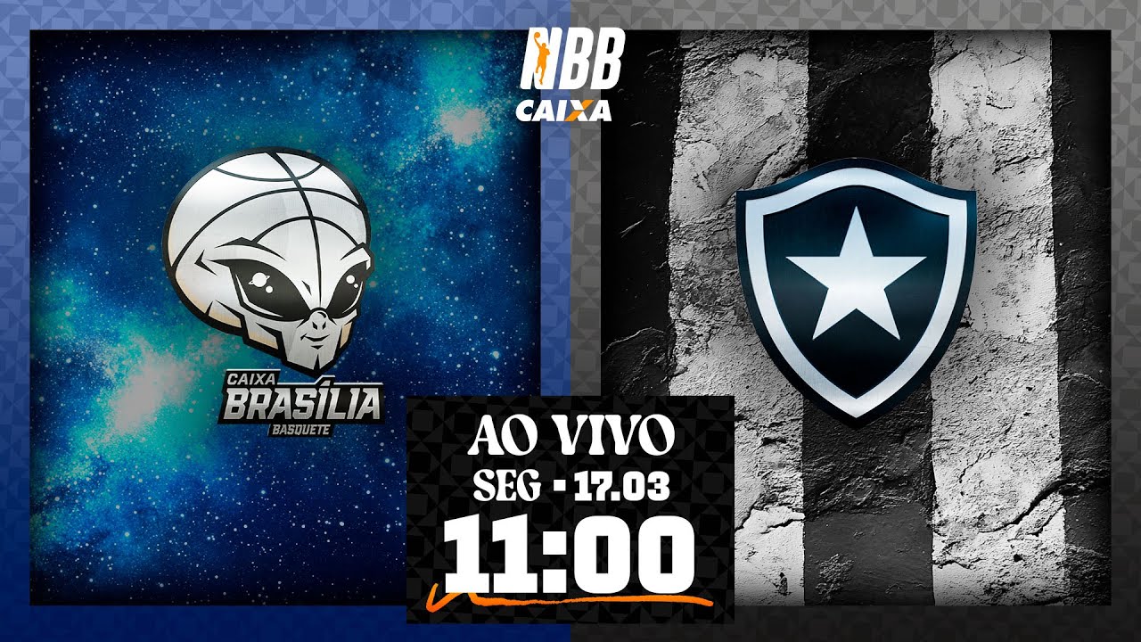 Caixa/Brasília Basquete x Botafogo | NBB CAIXA 24/25 | 17/03/25 | Ao vivo com imagens 11:00