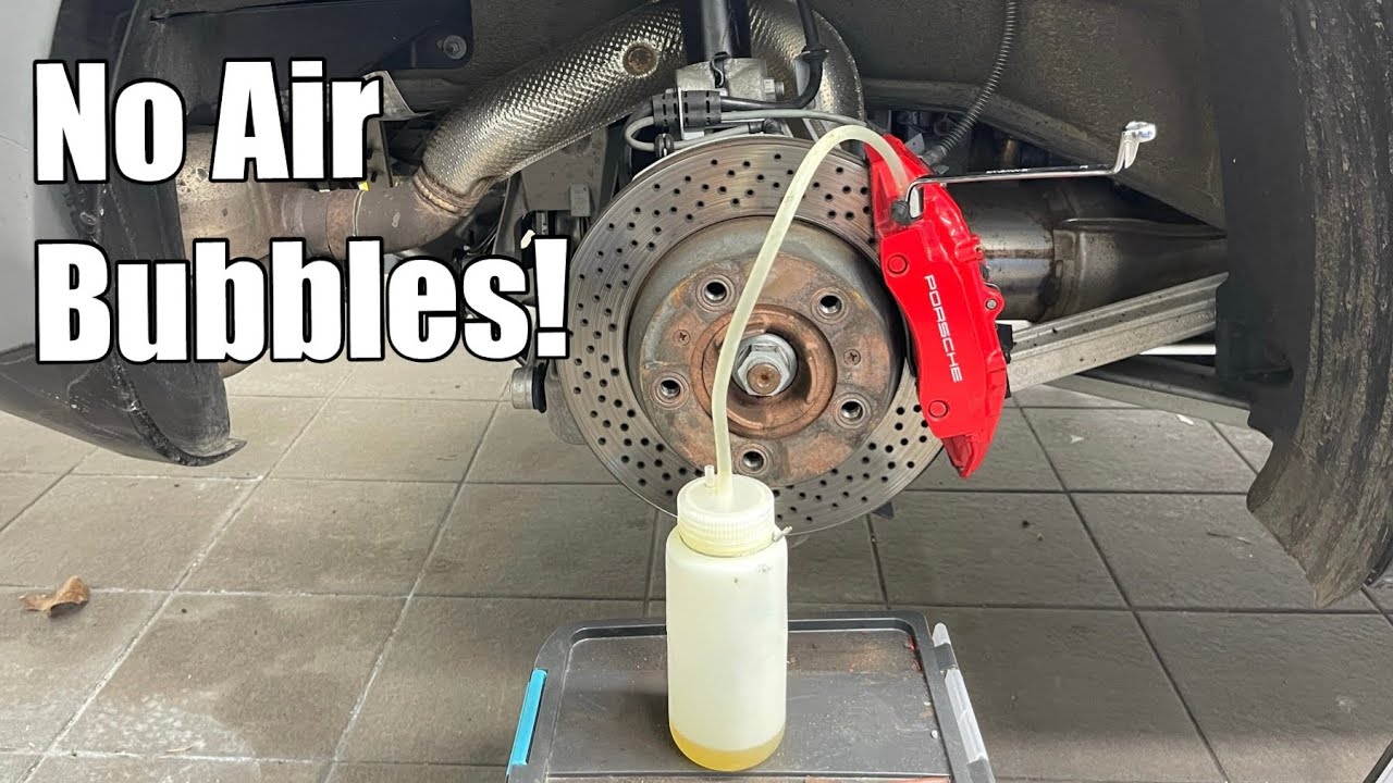 DIY: Porsche Brake Fluid Flush (Cayman, 911, Cayenne, Panamera, Taycan)
