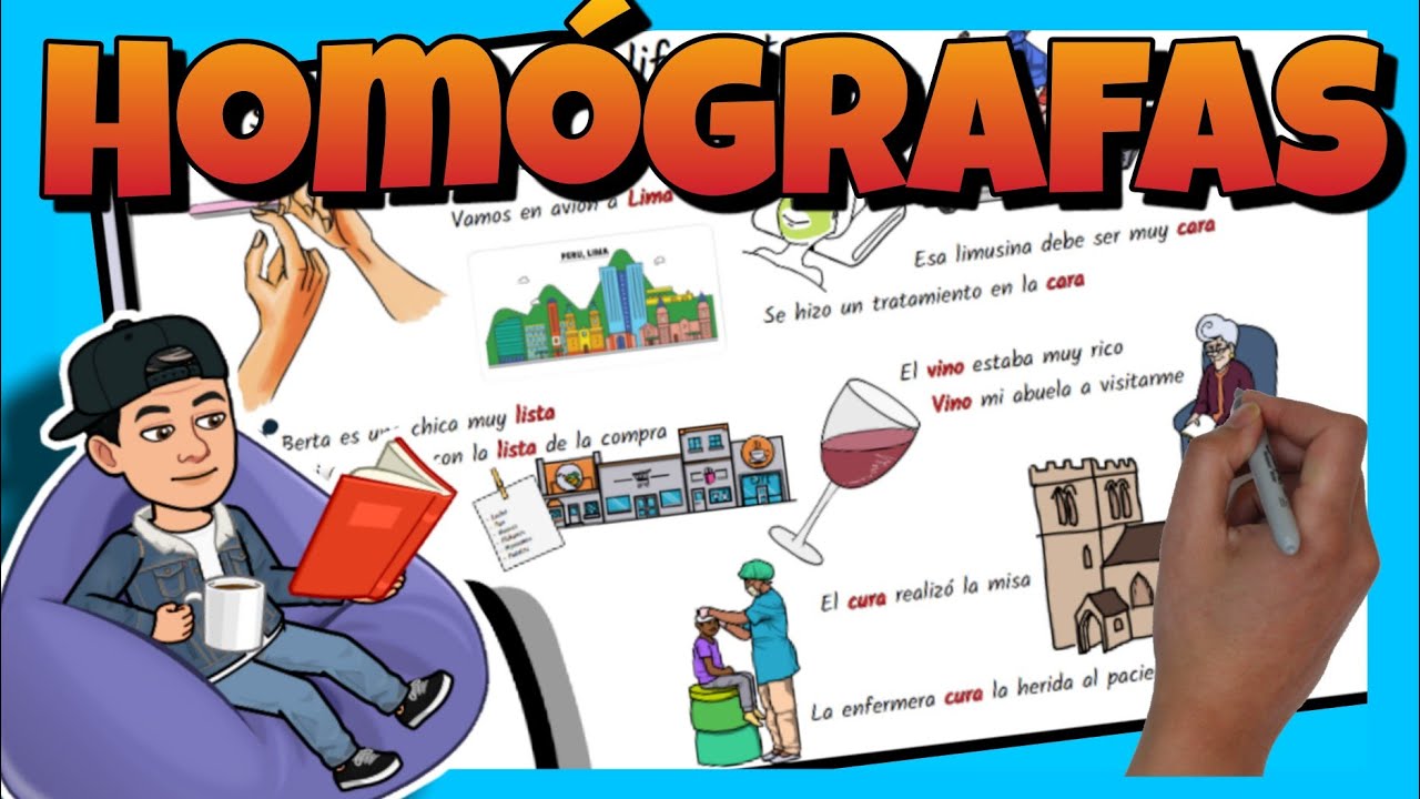 📚 Qué son las PALABRAS HOMÓGRAFAS para NIÑOS